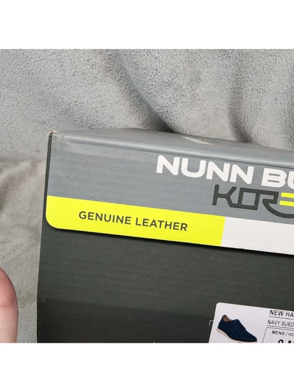 Nunn Bush Shoes Mens Size 8 Navy Blue New Haven Lace Up Oxford *NWT*